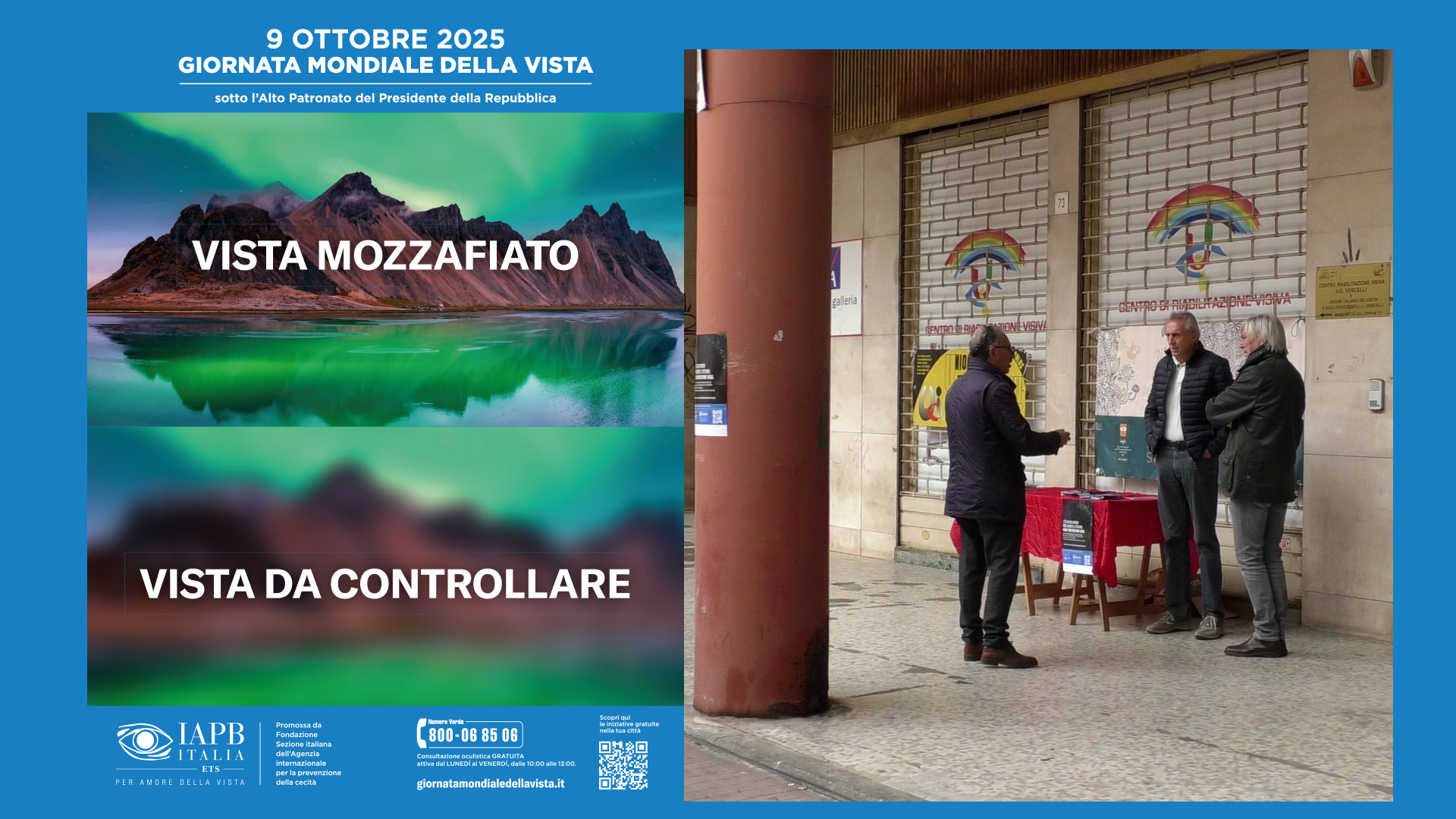Vercelli: Giovedì 9 ottobre si celebra la Giornata mondiale della vista