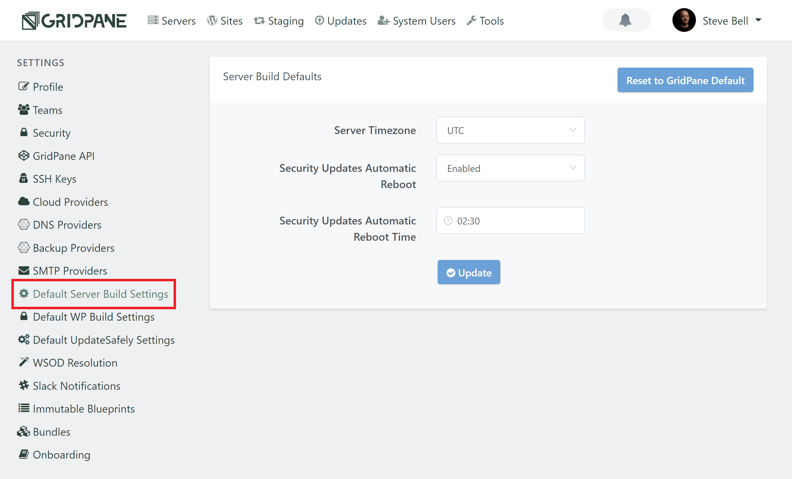 How to Change Your Servers Time Zone and Automatic Security Reboot Time