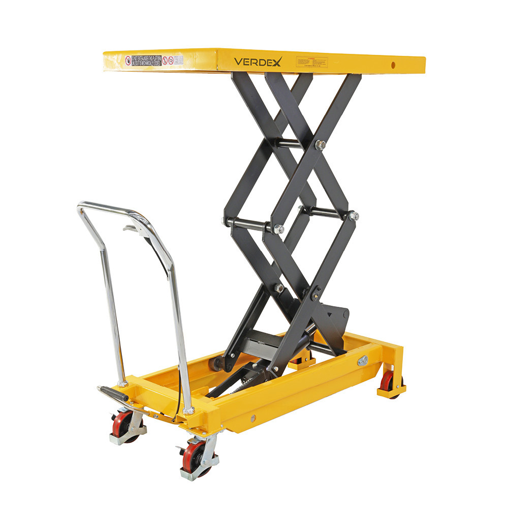 Scissor Lift Trolley 610x1220mm (700kg capacity) Double Scissor