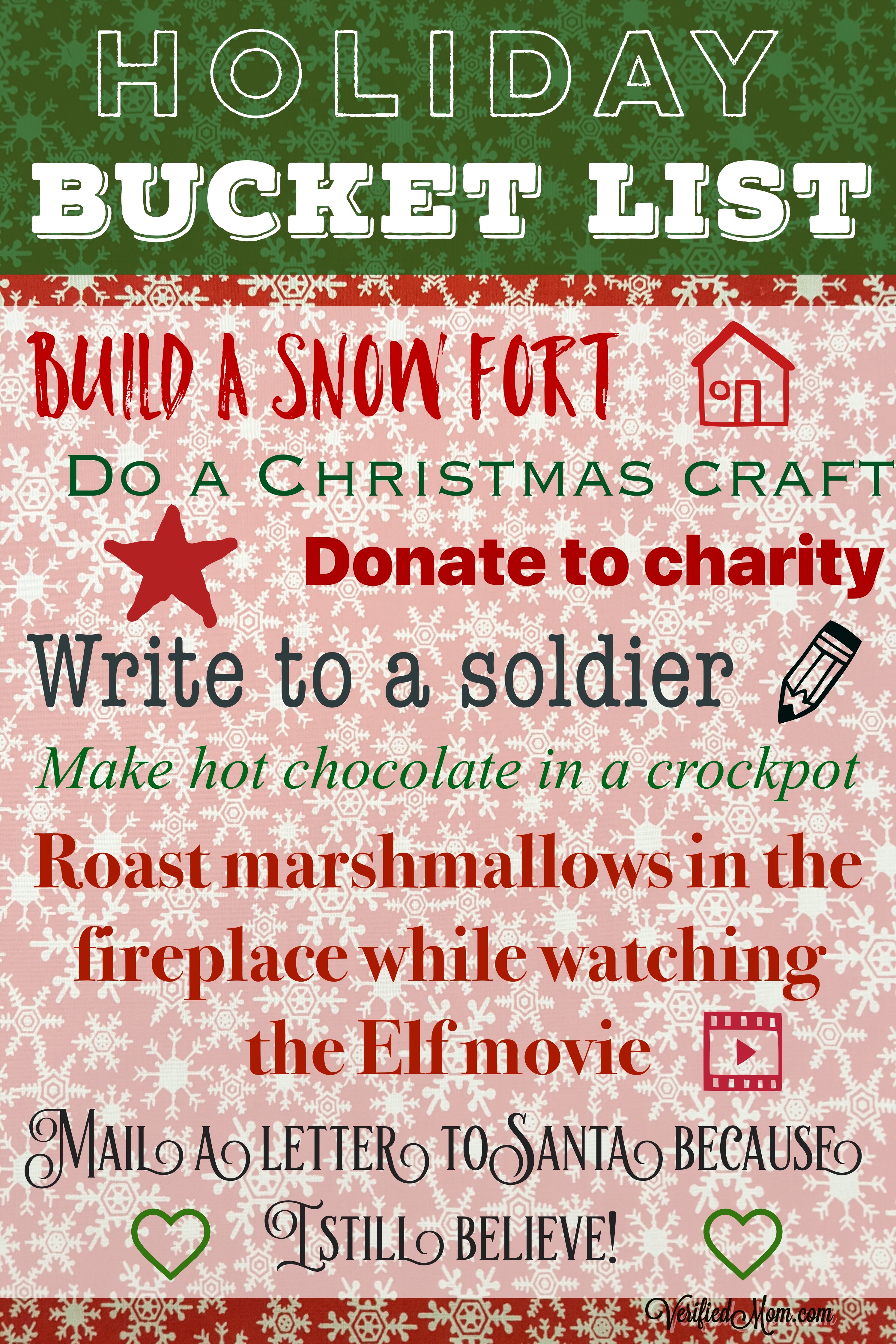 Holiday Bucket List 2015 Verified Mom