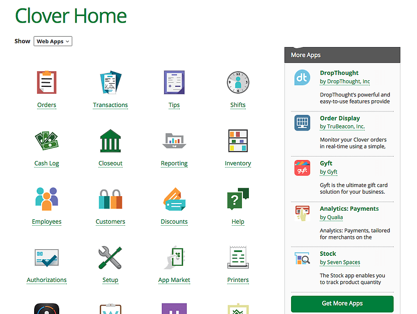 Clover POS Features Veritrans Merchant Services