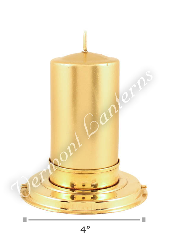Candle Lantern Insert Brass Vermont Lanterns
