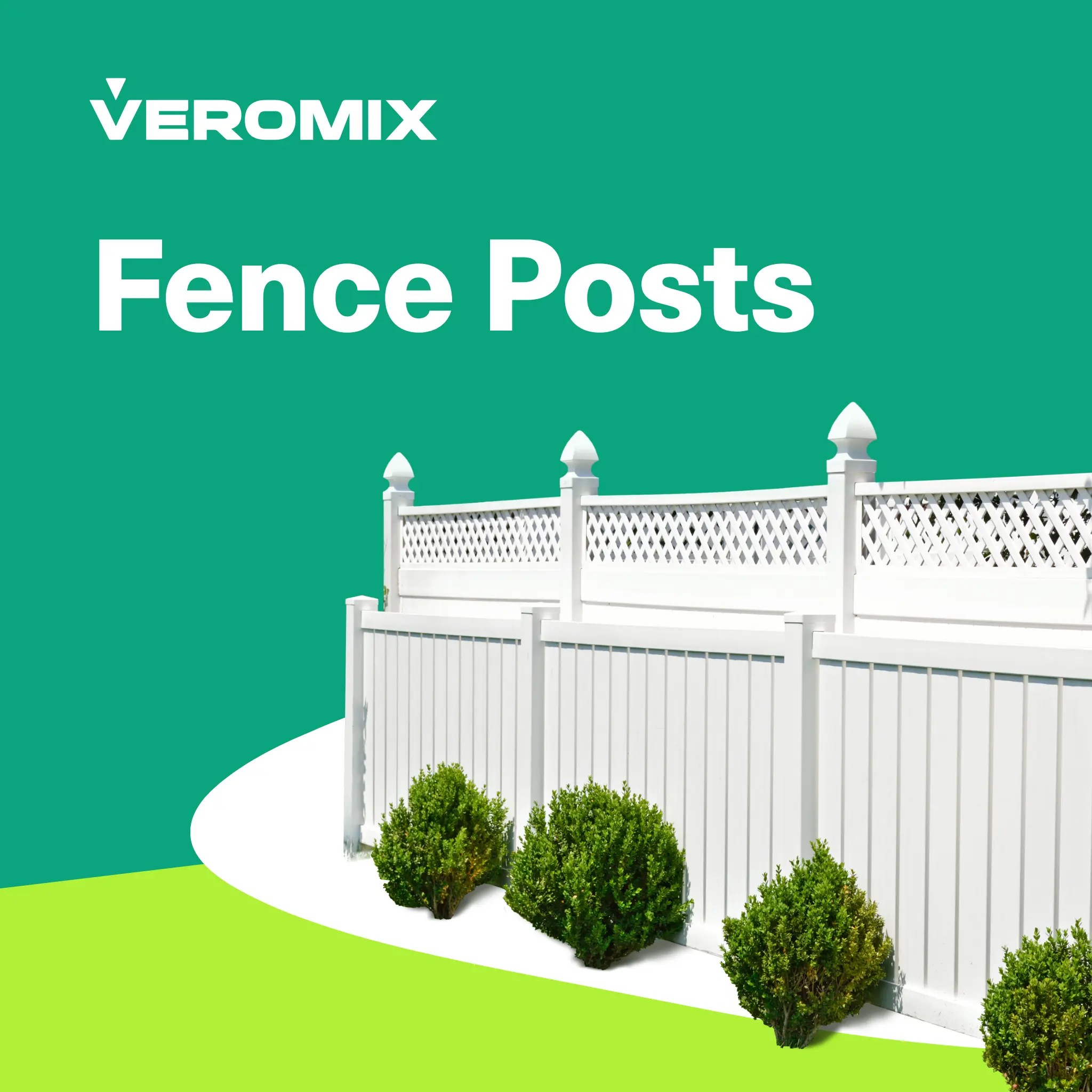 Concrete Fence Posts & Pillars Veromix
