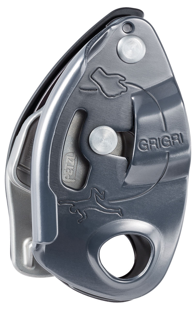 PETZL GRIGRI ASSISTED BRAKING BELAY DEVICEGREY