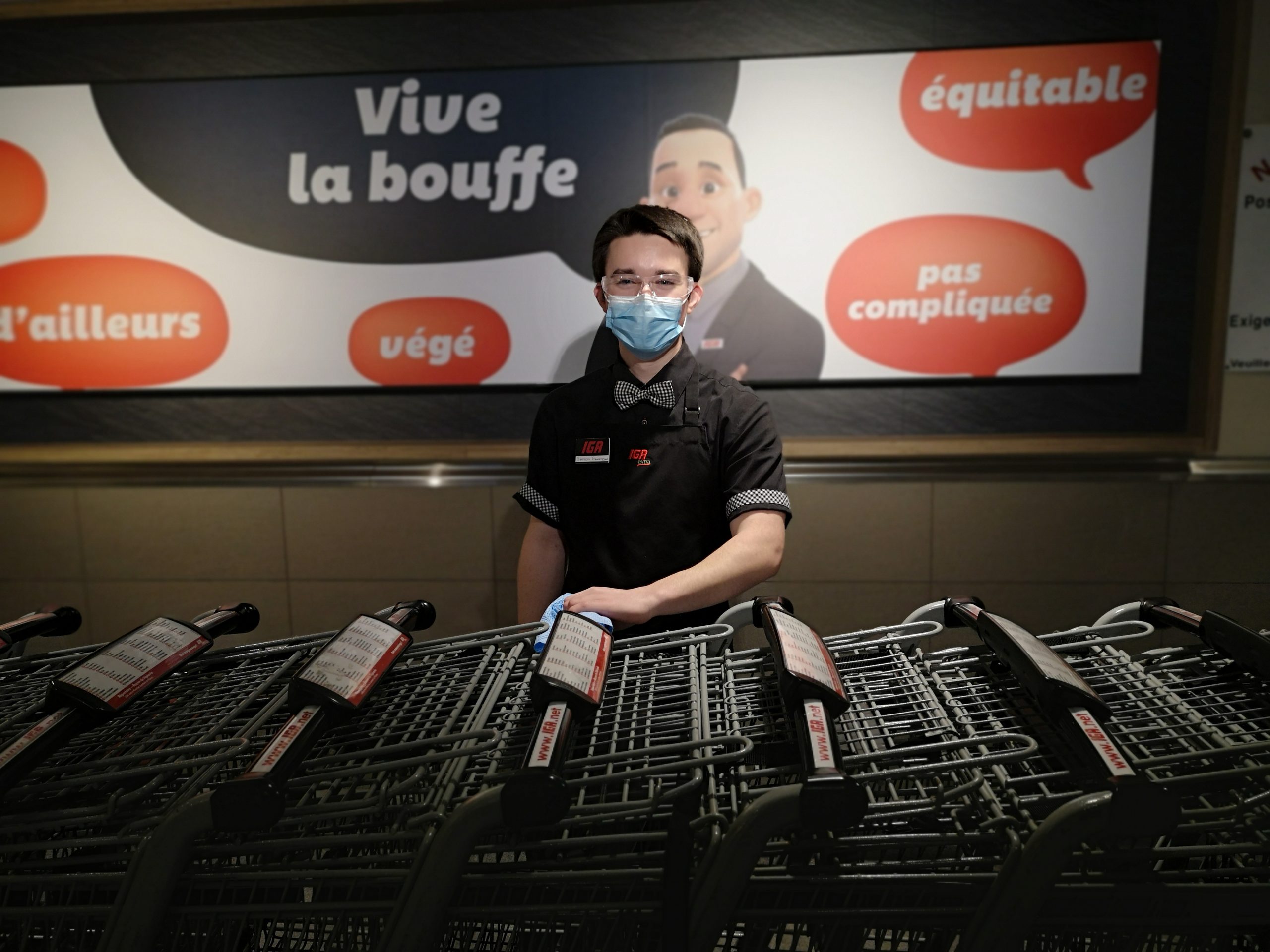 Simon le fameux commis du IGA à SaintBasile Les Versants