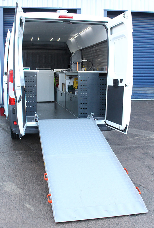 van load Versarack Van Racking