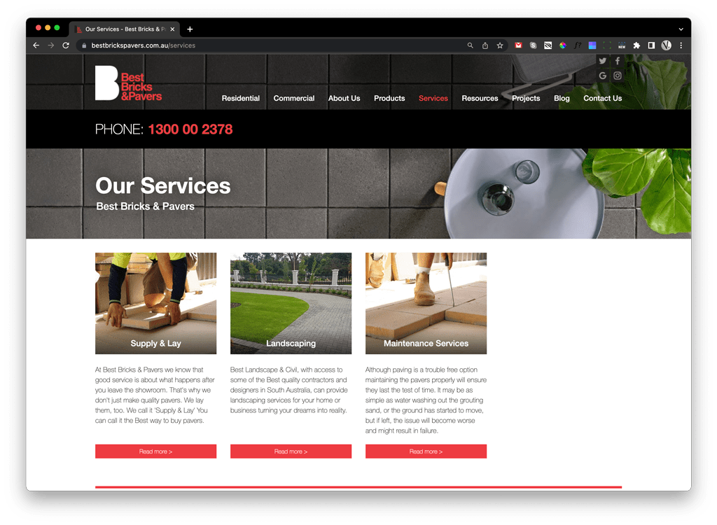 Best Brick & Pavers VERSION Design