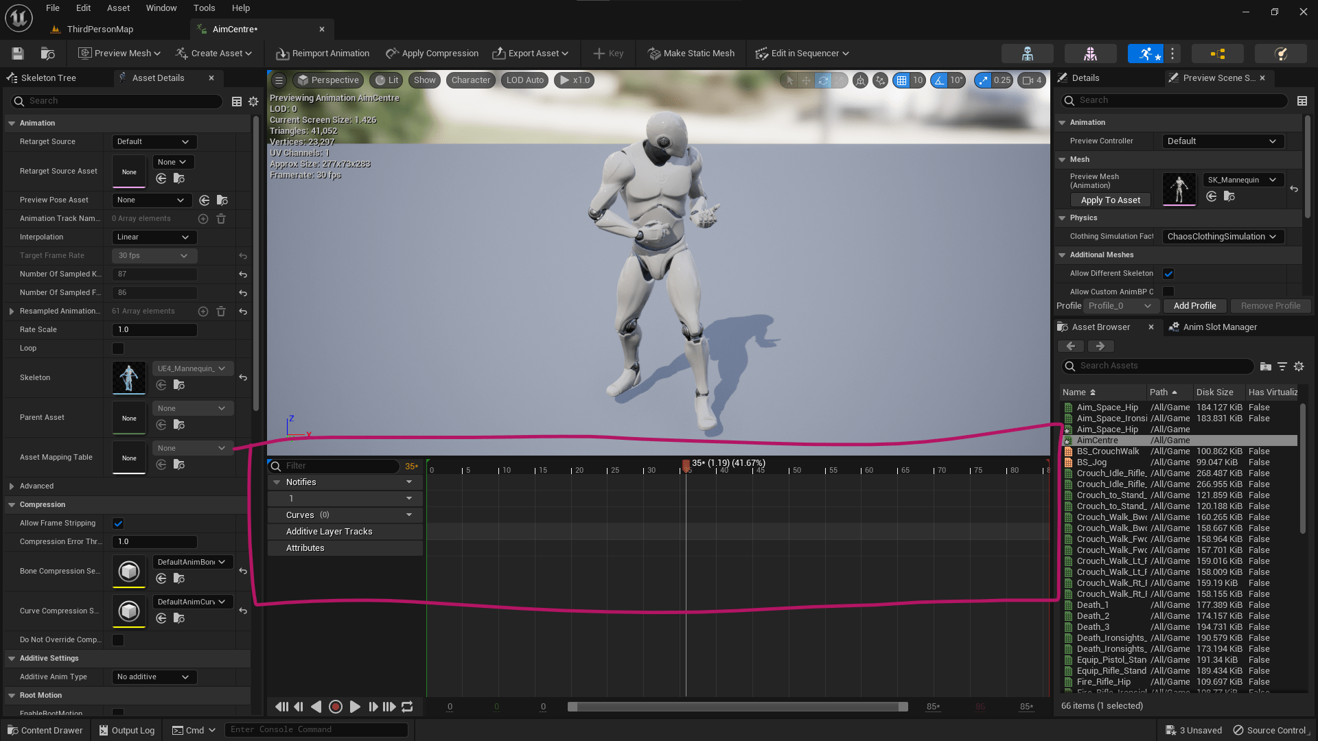 Trimming Animation Assets in Unreal Engine – JAY VERSLUIS