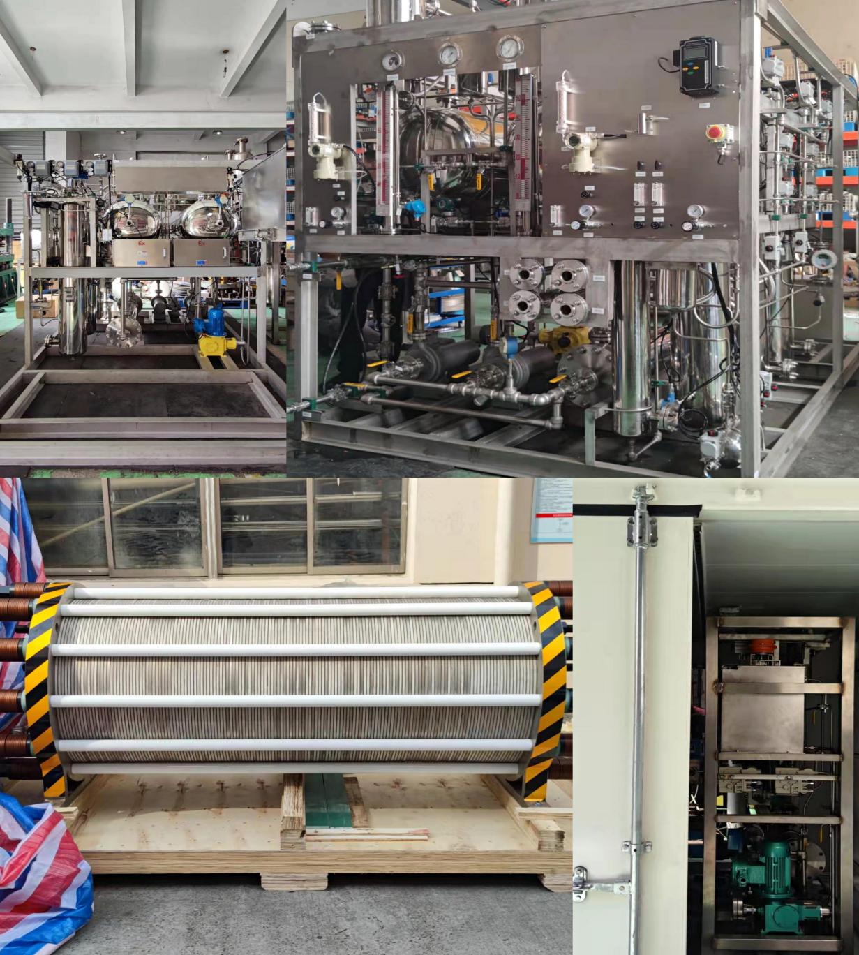 100Nm3 water electrolysis H2 plant is ready for shipment to Spain