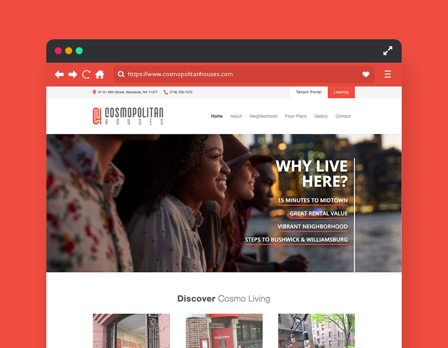 Cosmopolitan Houses Vertical Fold