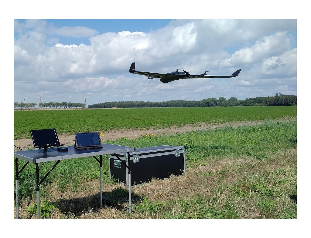 DeltaQuad Pro VIEW VTOL Surveillance UAV with thermal and 40x zoom options