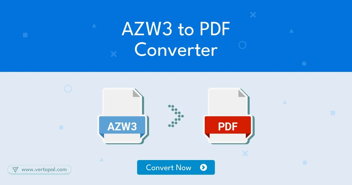 Online AZW3 to PDF Converter Vertopal