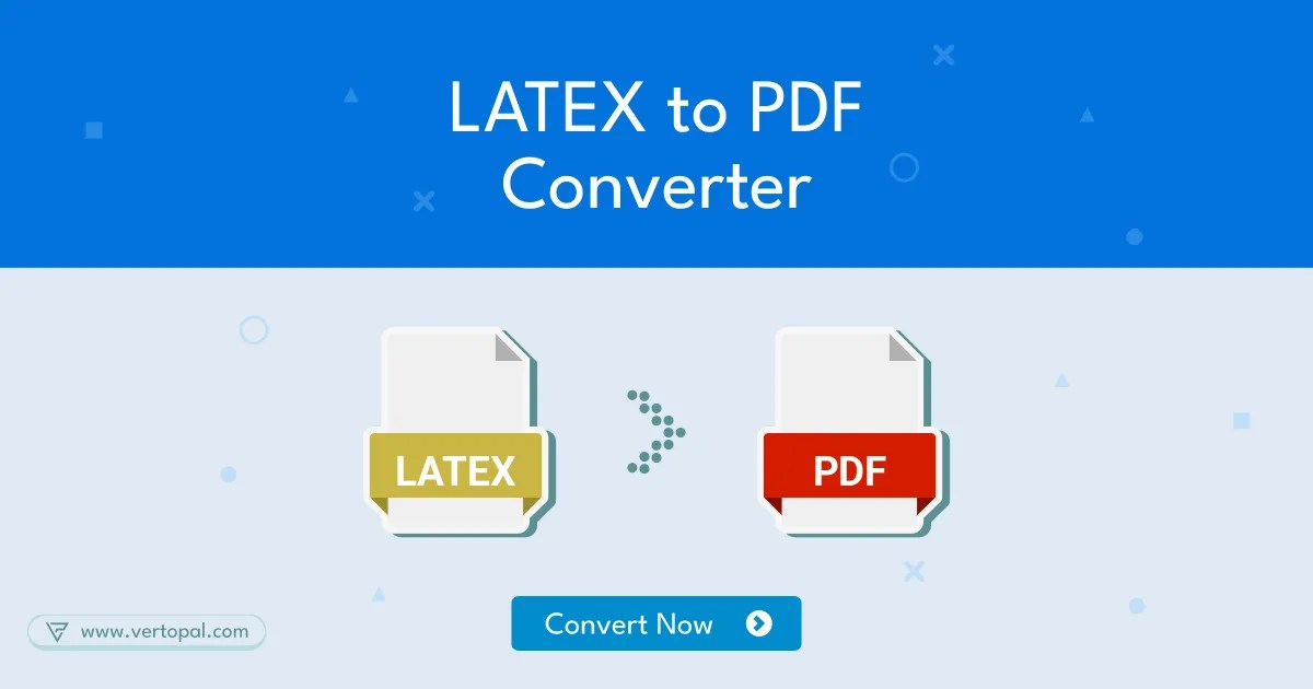 Online LATEX to PDF Converter Vertopal