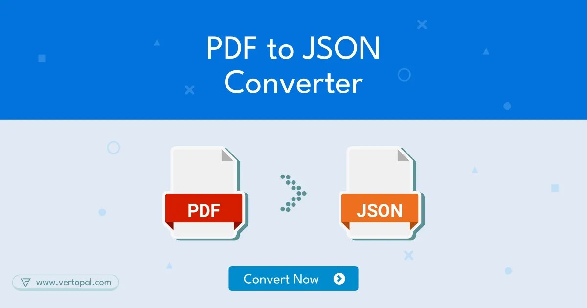 Online PDF to JSON Converter Vertopal
