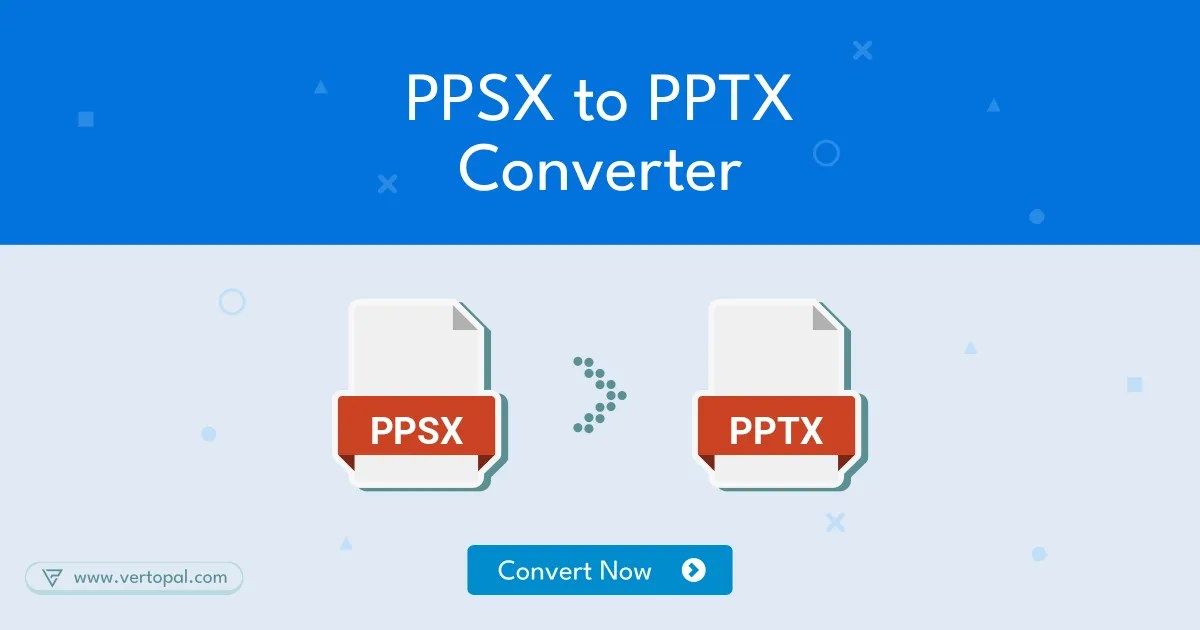 Online PPSX to PPTX Converter Vertopal
