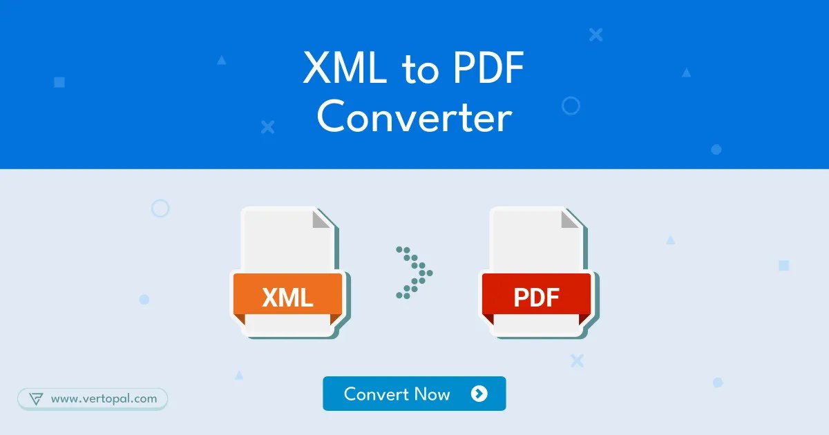 Online XML to PDF Converter Vertopal