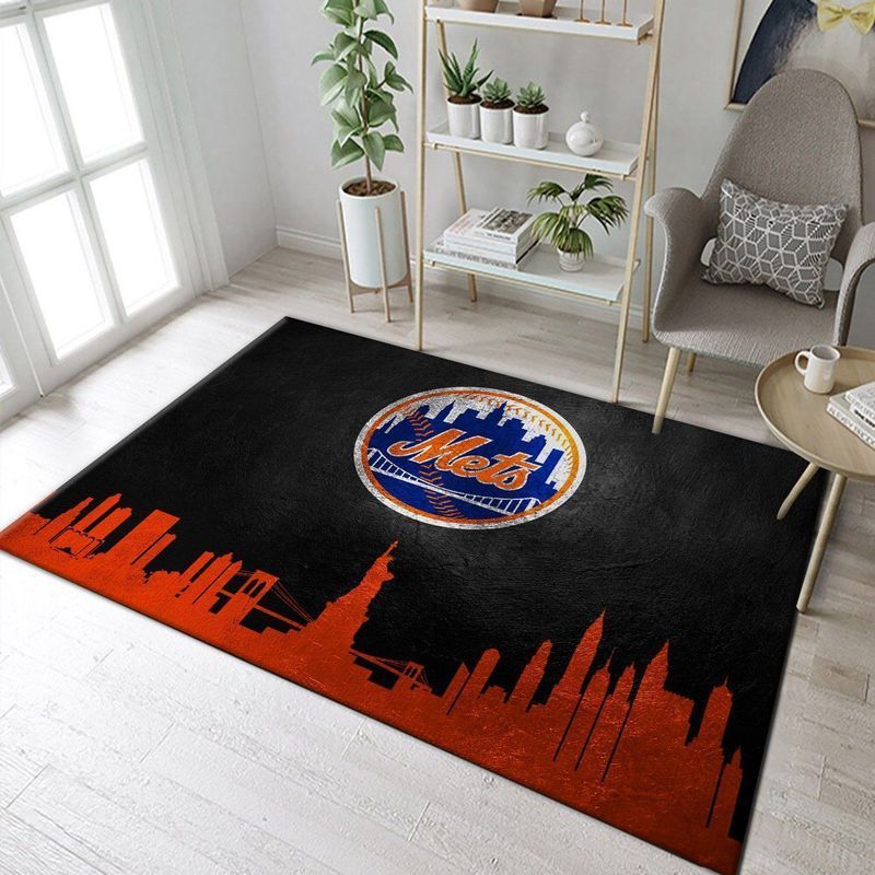 New York Mets Skyline MLB Area Rug For Christmas Living Room Rug R2196 Choose Life. Choose Style