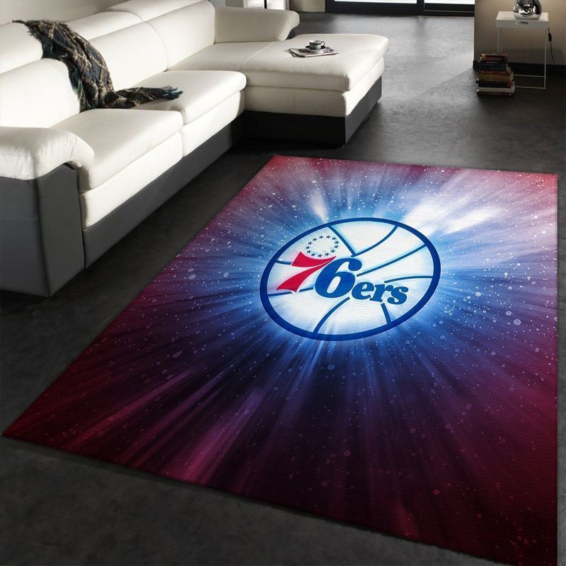 Philadelphia 76ers NBA 2 Area Rug Living Room And Bed Room Rug R4303 Choose Life. Choose Style