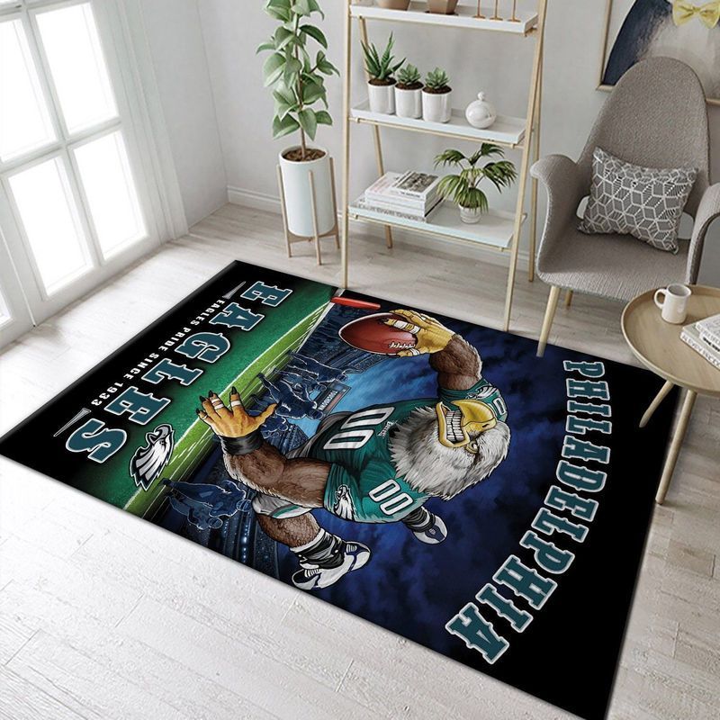 Philadelphia Eagles NFL 1 Area Rug Living Room And Bed Room Rug R4015