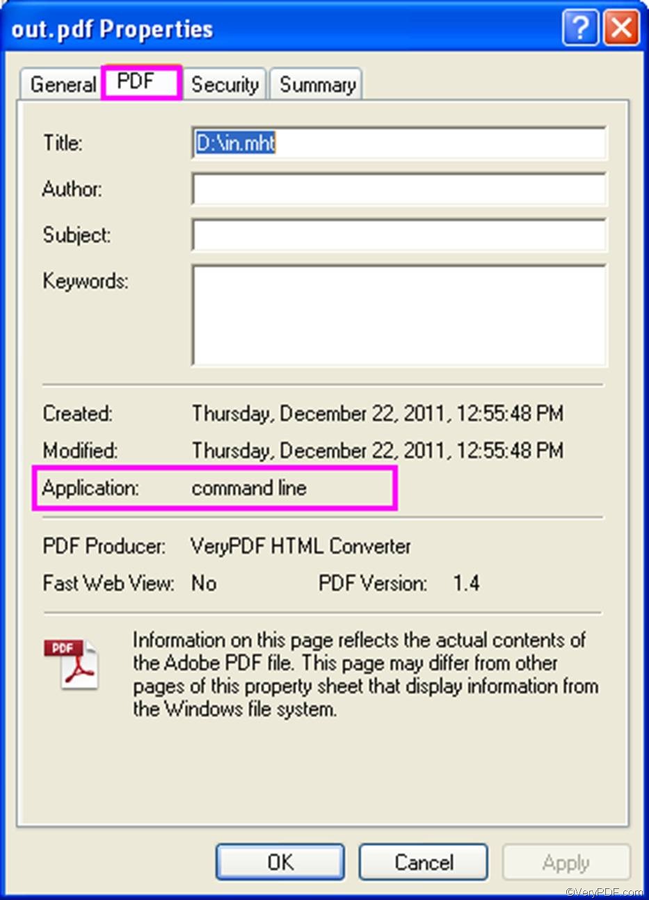 Convert MHT to PDF and edit PDF creator VeryPDF Knowledge Base