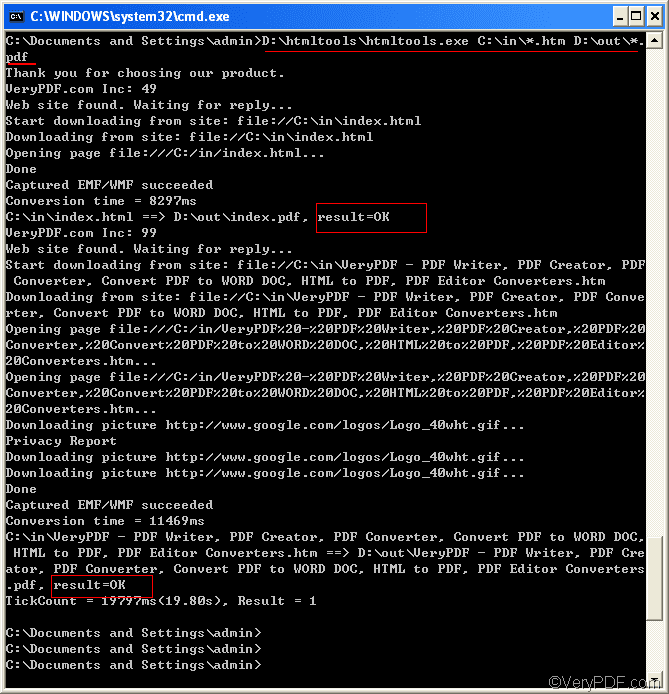 How to set the margin and convert HTM to PDF? VeryPDF Knowledge Base