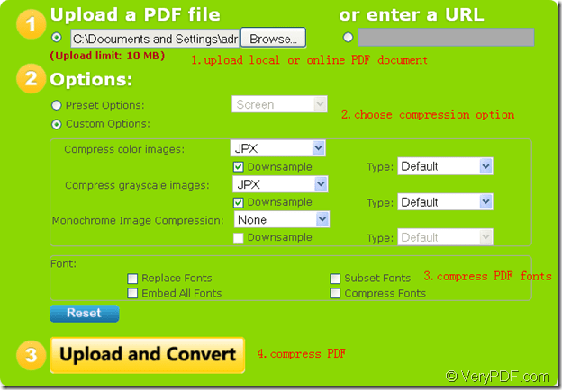 How to compress PDF to reduce size for free online