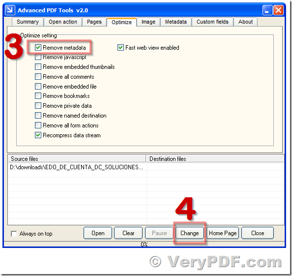 How to use Advanced PDF Tools to modify ModDate (Modification Date) and