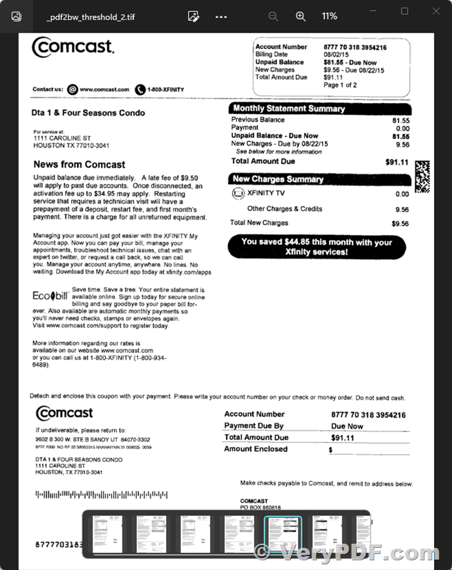 How to batch convert from colour PDF files to multiple page black and