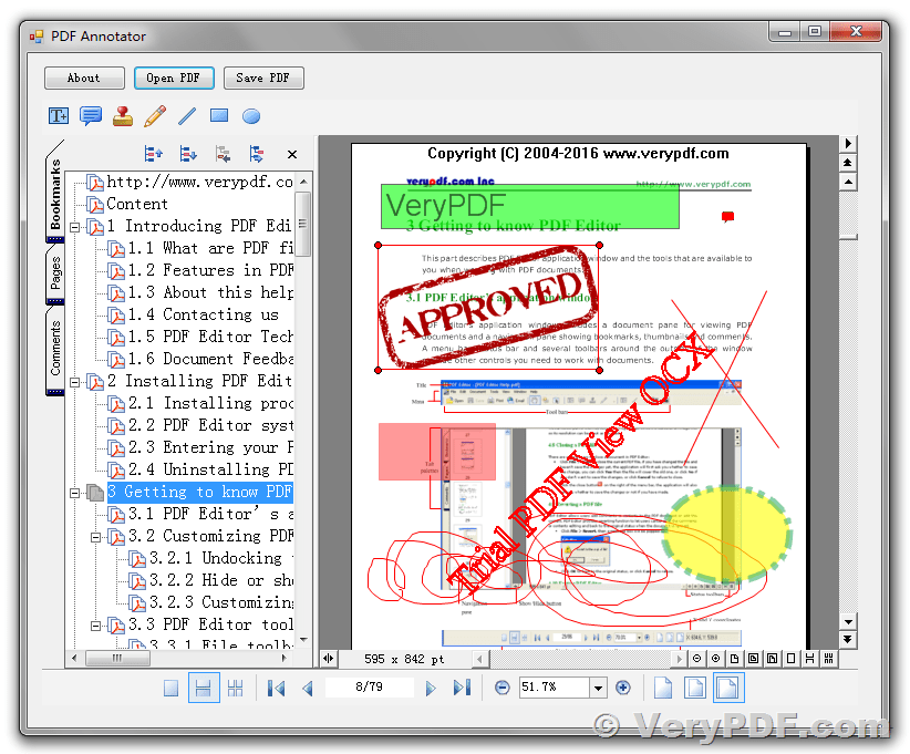 How to add text stamps to PDF pages and convert PDF pages to image