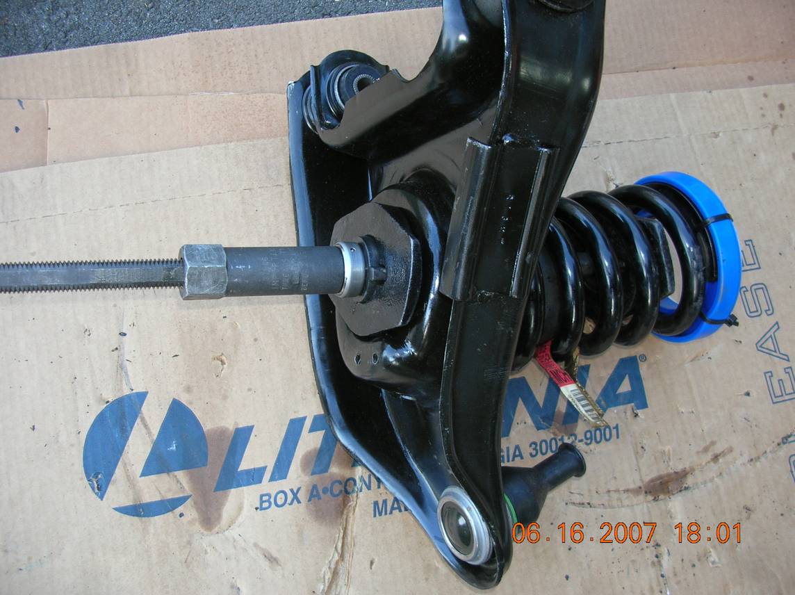 front coil spring install. Ford Mustang Forums Mustang Forum