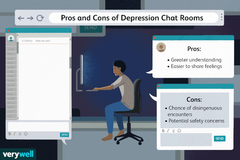 Joining a Chat Room to Help With Depression