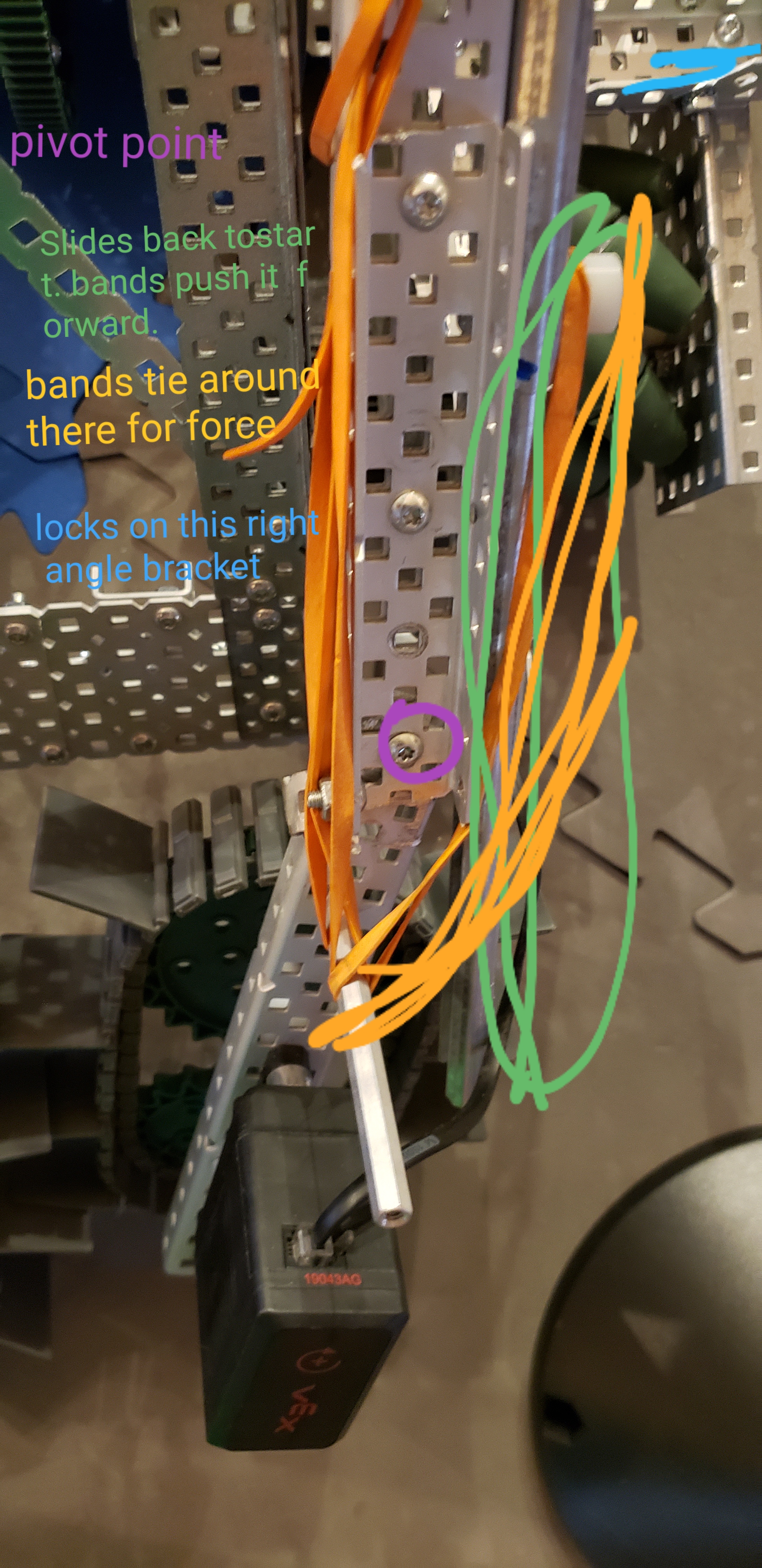 Locking mechanism for intake rollers VRC > Tower Takeover (19/20