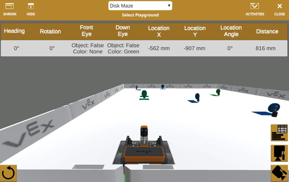 VEXcode VR VEX Robotics