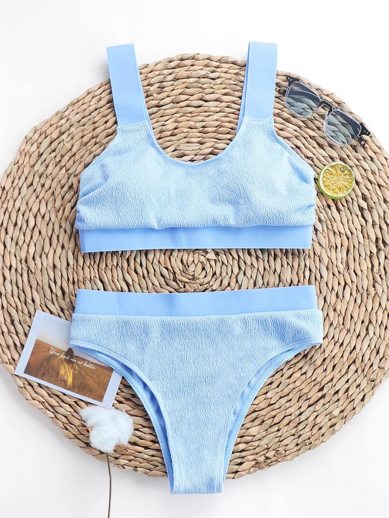 Shein bikini simple Vezia
