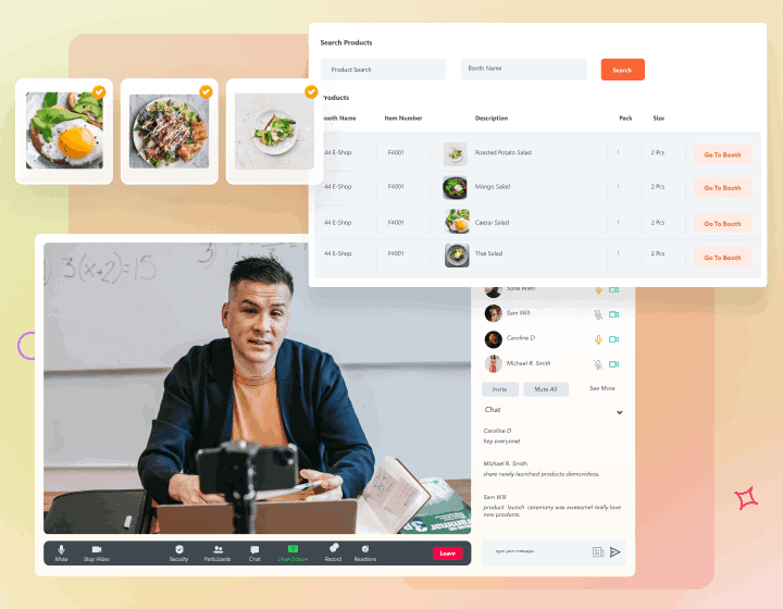 Virtual Food Show Platform (2024)