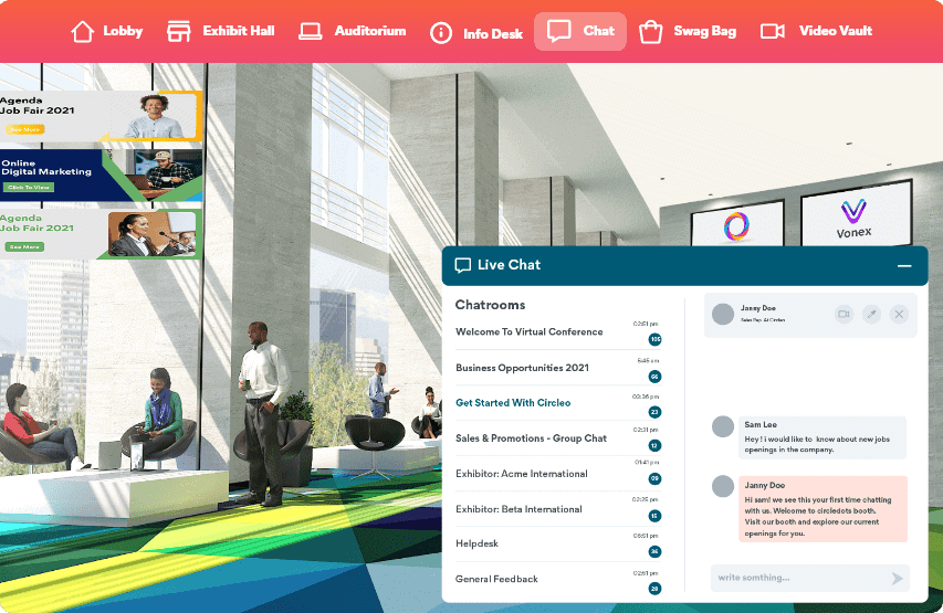 Managing Interactive Virtual Event Chat Rooms 7 Best Practices vFairs