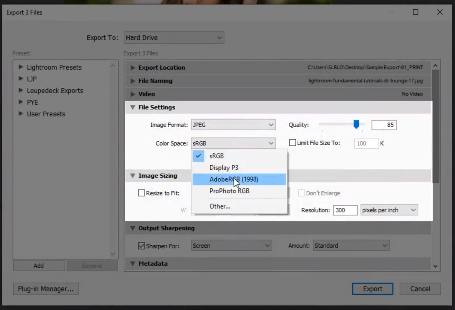 The Best Lightroom Export Settings For Print