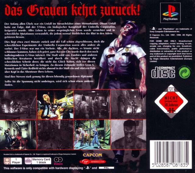 Resident Evil 2 for PlayStation Sales, Wiki, Release