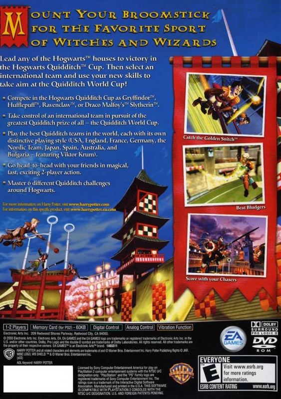 Harry Potter Quidditch World Cup for PlayStation 2 Sales, Wiki
