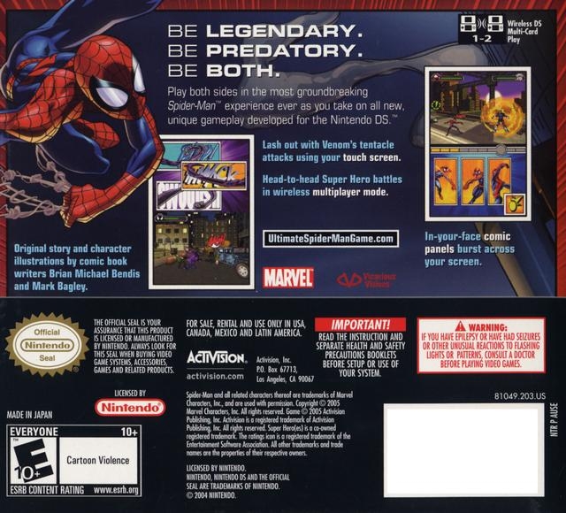 Ultimate Spiderman for Nintendo DS Sales, Wiki, Release Dates, Review