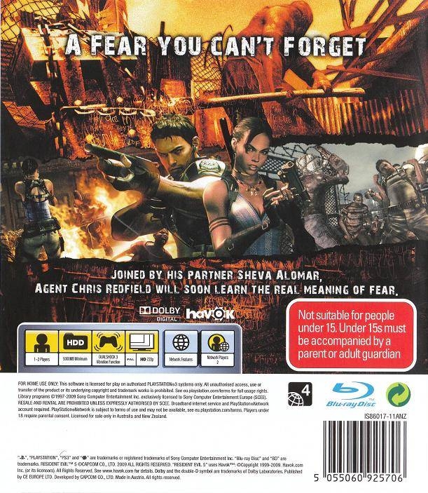 Resident Evil 5 for PlayStation 3 Sales, Wiki, Release Dates, Review, Cheats, Walkthrough