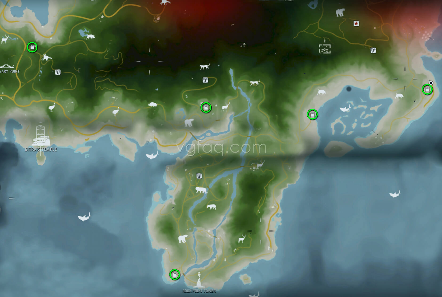 Far Cry 3 Memory Cards Map 4 Hubert Shore Video Games, Wikis