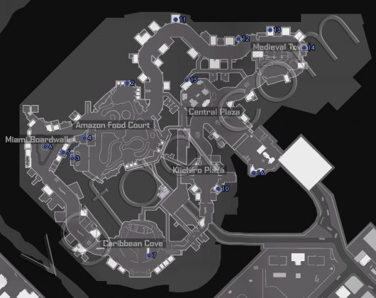 Dead Rising 4 Willamette Memorial Megaplex Blueprints Video Games