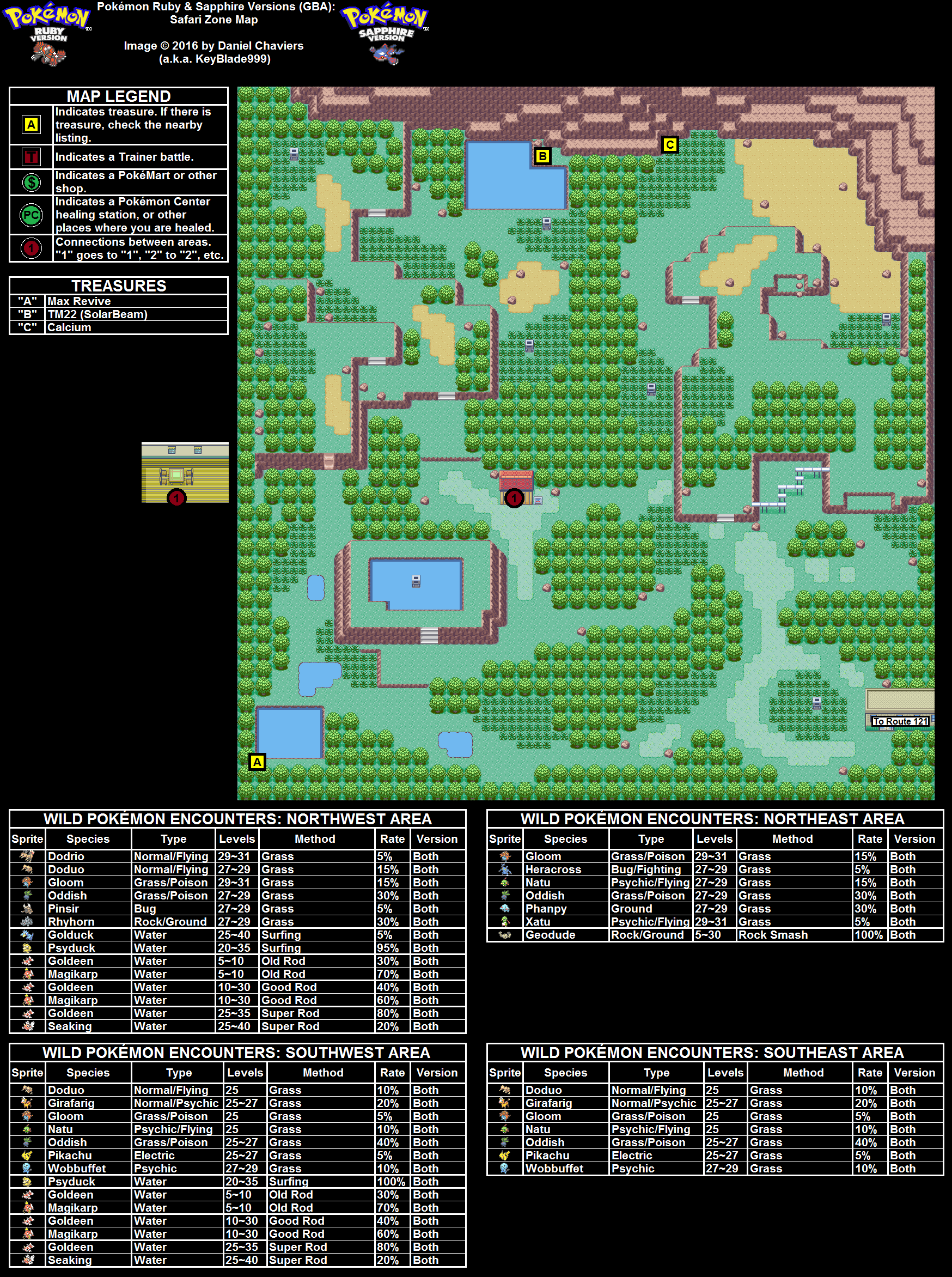 Omega Ruby Safari Zone Map