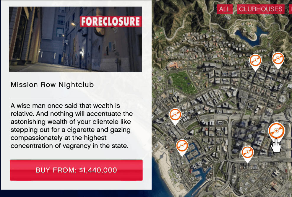 Every Location/Price in Grand Theft Auto Online After Hours
