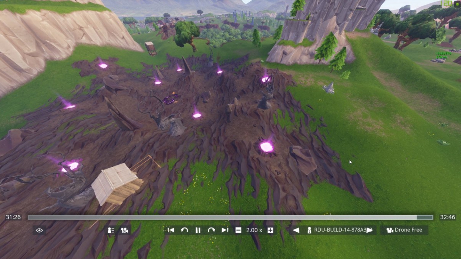 Fortnite's Floating Island Will Form Volcanic Pits