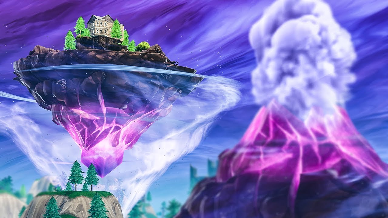 Fortnite's Floating Island Will Form Volcanic Pits