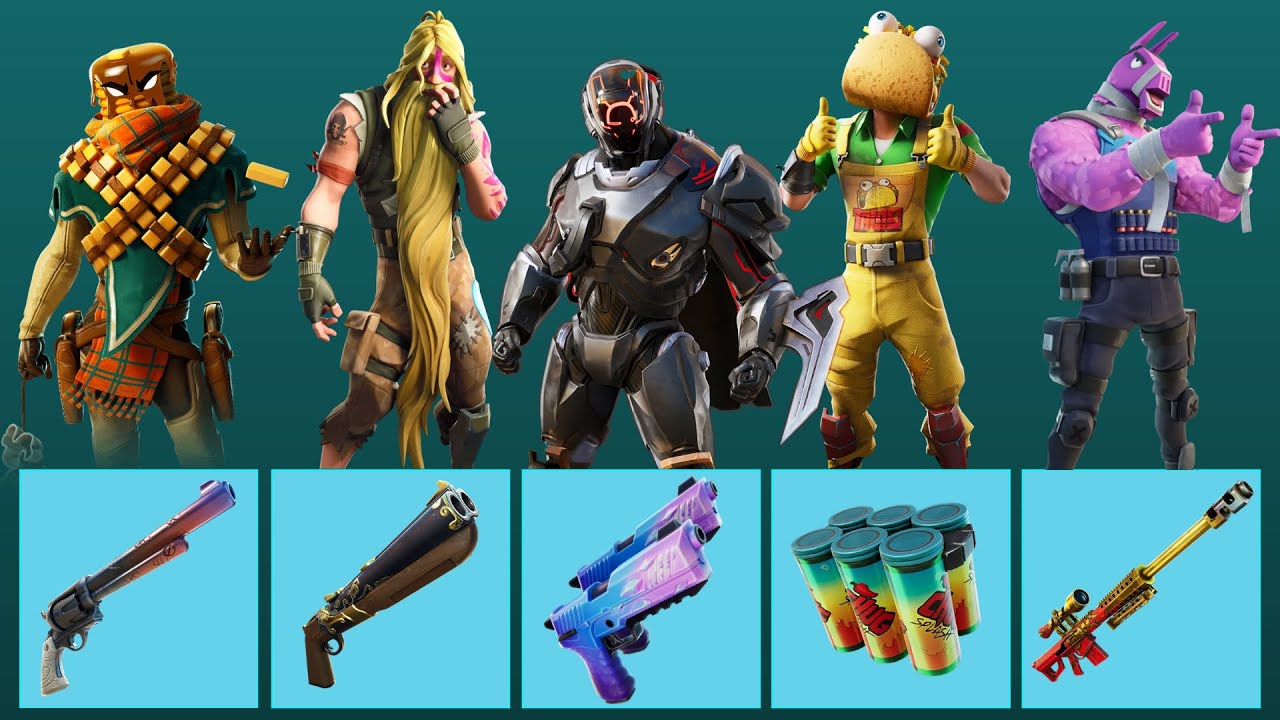 All Fortnite Exotic & Mythic Weapons in Chapter 3 Season 1
