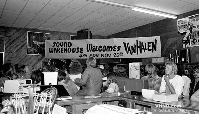 Unearthed Photos & Flyer Van Halen 1978 Record Store Appearances at