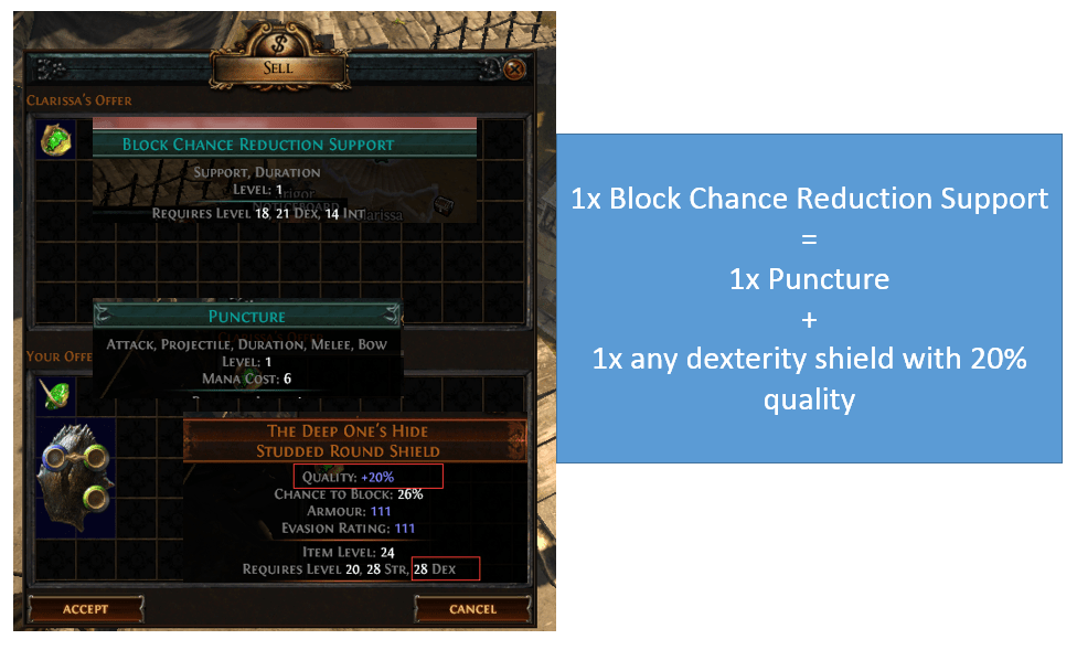 20 Quality Gem Recipe PoE